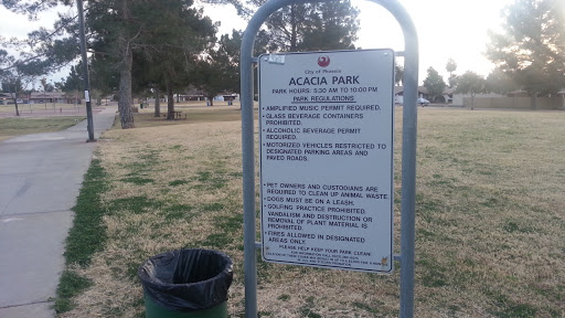 Acacia Park Rules