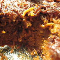 Jerusalem Sweet-Hot Noodle Casserole/ Yerushalmi Kugel