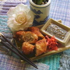 Asian Pork and  Shrimp Spring Rolls