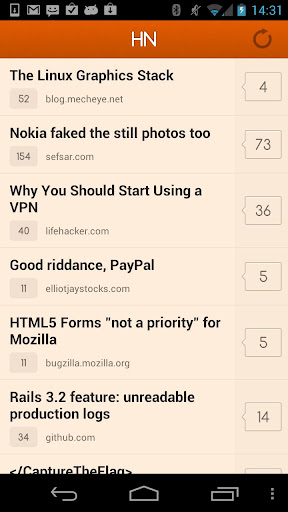 HN - Hacker News Reader