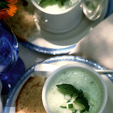 Chilled Cucumber Mint Soup
