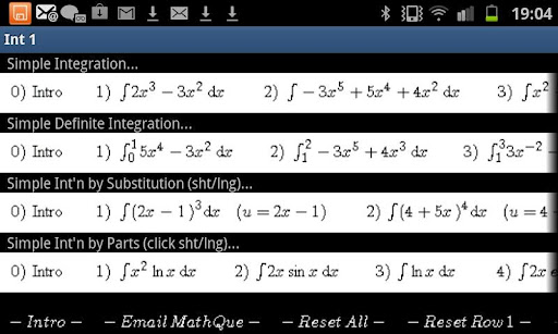 Integration Integral Practice