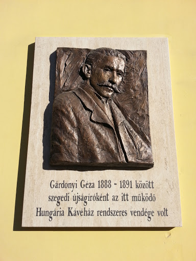 Gárdonyi Géza emléktábla
