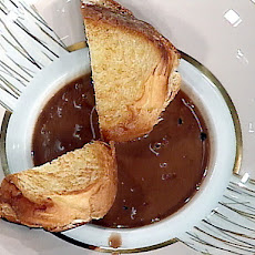 Mascarpone Brioche Sandwiches with Chocolate Soup