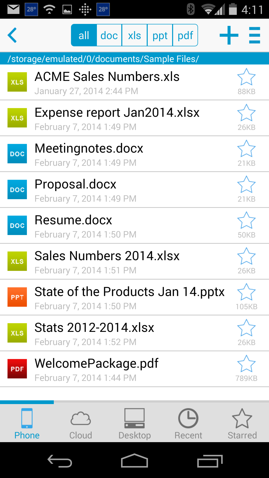 Android application Docs To Go™ Premium Key screenshort