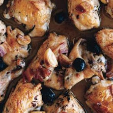 Roast Chicken with Pancetta and Olives