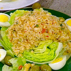 Portuguese Rice and Salt Cod Salad