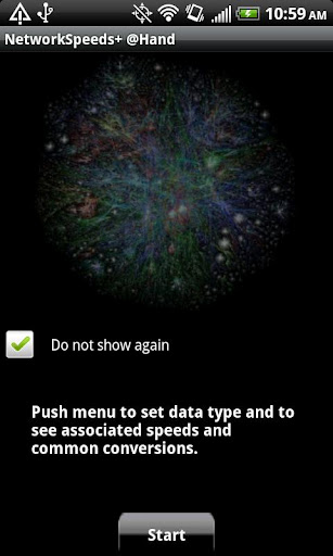 NetworkSpeeds+ Hand