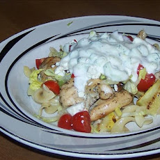 Cucumber Chicken Pitas