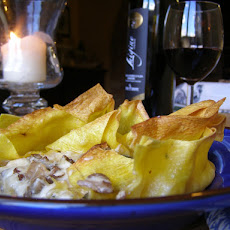 Lasagna Bianco with Porcini & Sausage