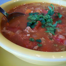 Beefy Refried Bean Soup