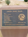 Angel Park Trail Plaque