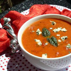 Cream of Tomato Gorgonzola Soup