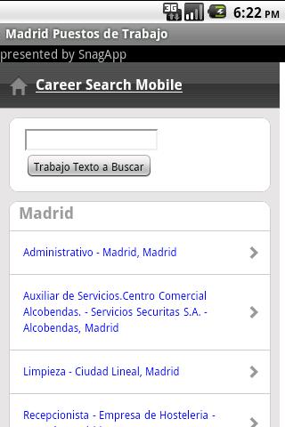 Puestos de trabajo en Madrid