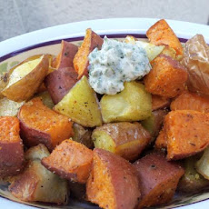 Mixed Roasted Potatoes With Herb Butter