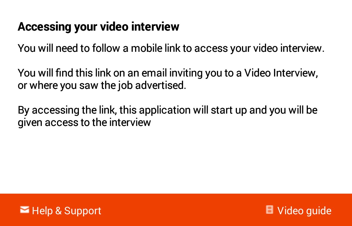 Android application Launchpad Recruits Interview screenshort