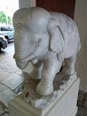 Hilton White Elephant Statue