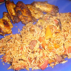 Egyptian Rice With Spicy Tomato Sauce