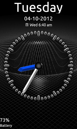 Analog Clock Go Locker Theme