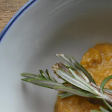 Butternut Squash Puree with Allspice and Tahini