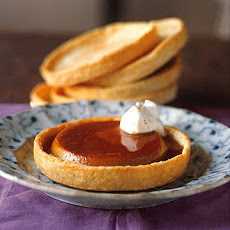 Pumpkin Flan in a Pastry Shell