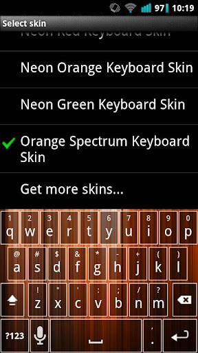 Orange Mix Keyboard Skin