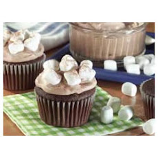 Hot Cocoa Marshmallow Cupcakes