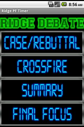 Ridge PF Debate Timer