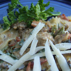 Pasta with Sausage and Peppers