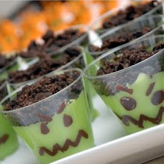 Scary Halloween Pudding Cups