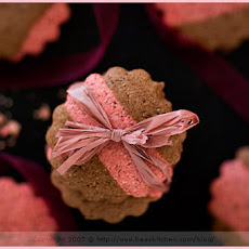 Pink and Chocolate Cookies