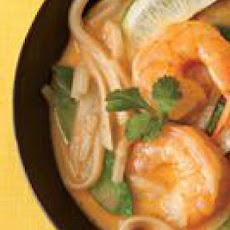 Thai Noodle Bowl with Shrimp