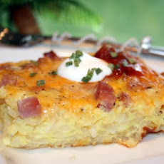 Breakfast Hash Brown Quiche