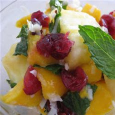 Mango Pineapple Salad with Mint