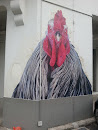 Frontal Rooster Mural