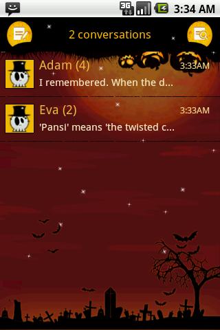 Easy SMS Halloween theme