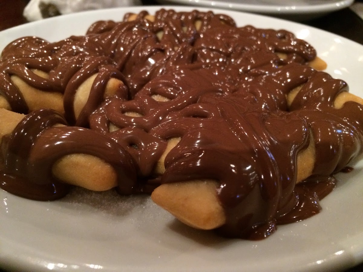 Fried dough with Nutella