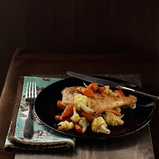 Chicken Legs with Carrots and Cauliflower