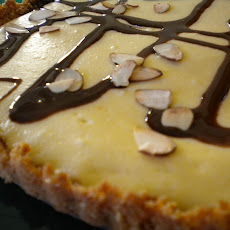 Ricotta Almond Tart With A Biscotti Crust