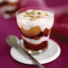 Maple Ricotta Parfait with Almonds and Plums