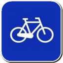 Bike navigator mobile app icon