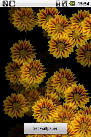 Yellow Flower Live Wallpaper