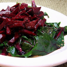 Balsamic Beets and Greens