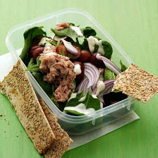 Baby Spinach Salad with Tuna
