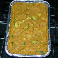 Curried Mung Beans With Rhubarb and Yams