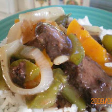 Steakhouse Onion Beef & Pepper Stir-Fry