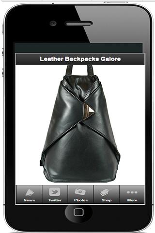 Leather Backpacks Galore
