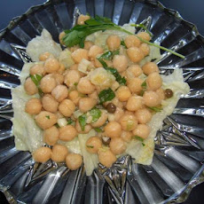 Libyan Marinated Chickpeas