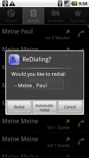 Trial ReDialing