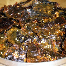 Sweet and Hot Sesame Nori Strips